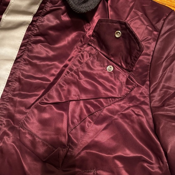 Vintage 90’s Dickies reflective maroon jacket - Picture 4 of 8
